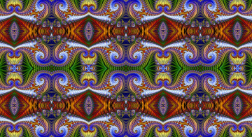 Картинка 3д+графика фракталы+ fractal цвет узор фон
