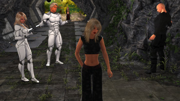 Картинка 3д+графика фантазия+ fantasy взгляд девушка фон