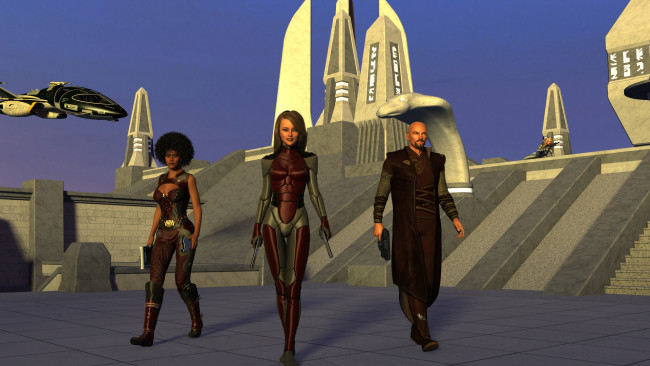 Обои картинки фото 3д графика, фантазия , fantasy, фон, взгляд, девушка