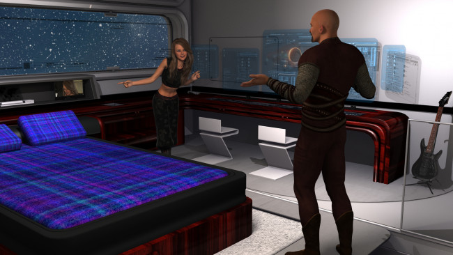 Обои картинки фото 3д графика, фантазия , fantasy, взгляд, девушка, фон