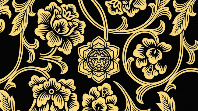 Обои картинки фото векторная графика, цветы , flowers, фон, цвет, узор