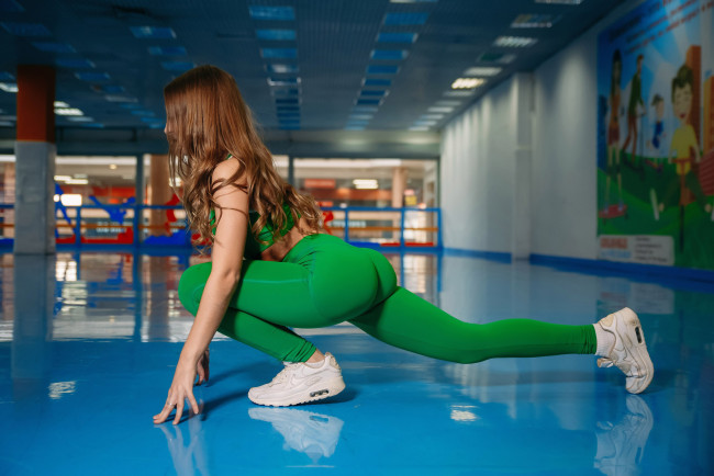 Обои картинки фото девушка, спорт, гимнастика, модель