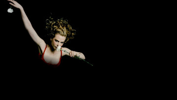 Картинка девушки nicole+kidman блондинка актриса цветы гвоздики