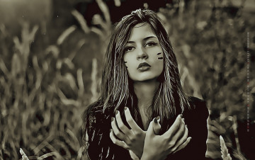 Картинка календари компьютерный+дизайн взгляд девушка грим 2019 calendar рисунок женщина узор