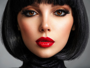 Картинка девушки -+лица +портреты яркий макияж