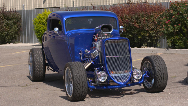Обои картинки фото автомобили, custom classic car, hotrod, ford