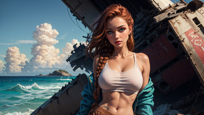 Обои картинки фото фэнтези, девушки, нейросети, графика, нейроарт, ai, art, нейронные, сети, рисунки, нейро, искусство, нейрографика, graphics, neuroart, neural, networks, drawings, neuro, neurography