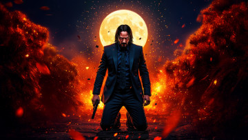 обоя рисованное, кино,  мультфильмы, john, wick