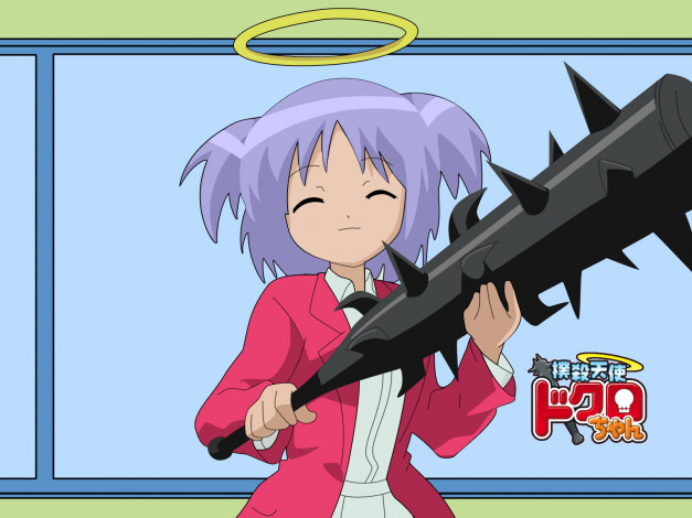 Обои картинки фото аниме, bokusatsu, tenshi, dokuro, chan