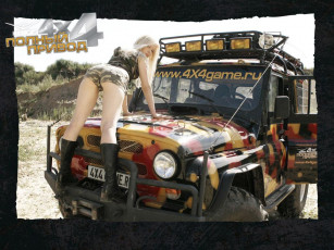 обоя видео, игры, полный, привод, уаз, 4х4