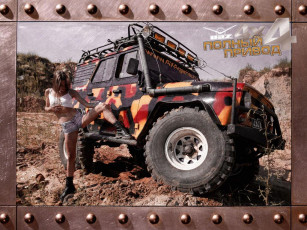 обоя видео, игры, полный, привод, уаз, 4х4