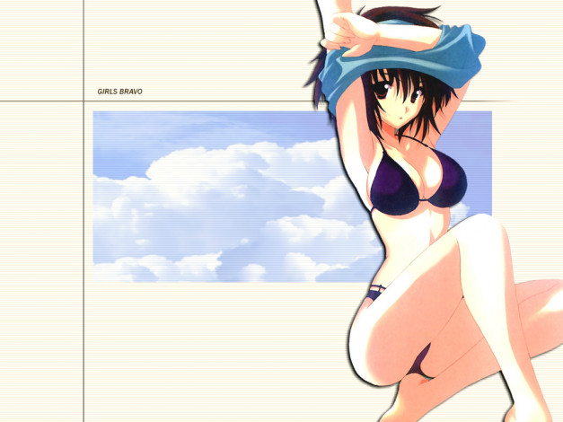 Обои картинки фото аниме, girls, bravo