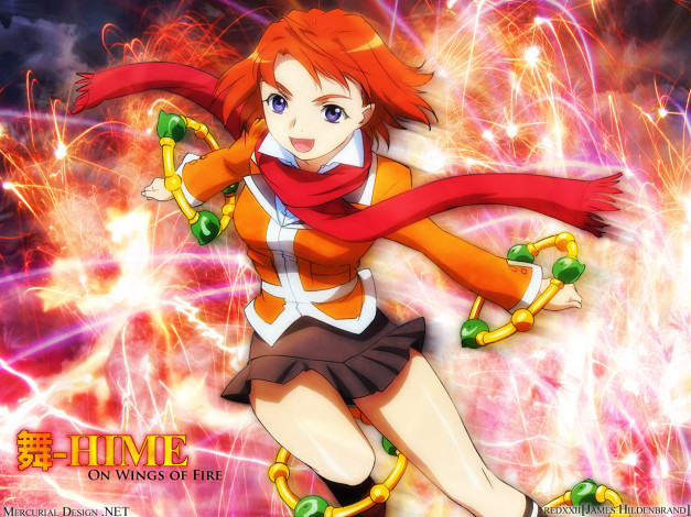 Обои картинки фото аниме, mai, hime