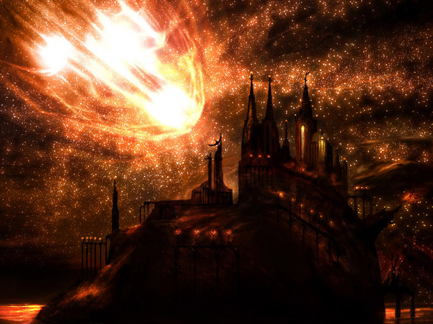 Обои картинки фото by, vitaly, alexius, фэнтези, замки