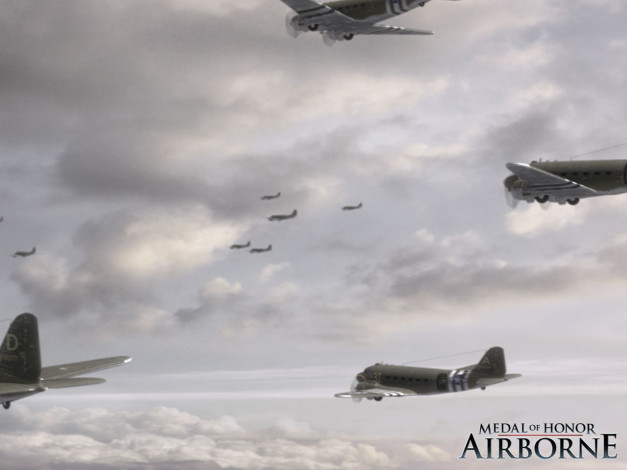 Обои картинки фото medal, of, honor, airborne, видео, игры