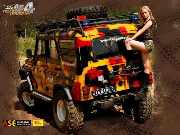 Обои картинки фото видео, игры, полный, привод, уаз, 4х4