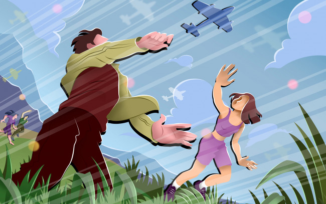 Обои картинки фото векторная, графика