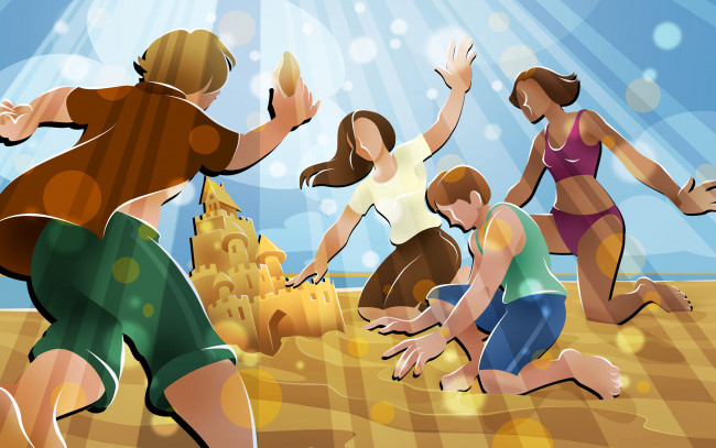 Обои картинки фото векторная, графика