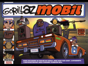 Картинка музыка gorillaz