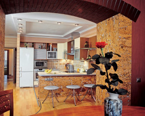 Картинка интерьер кухня