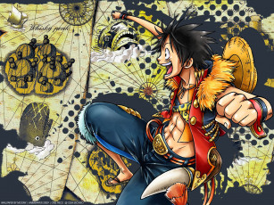 Картинка аниме one piece monkey d luffy