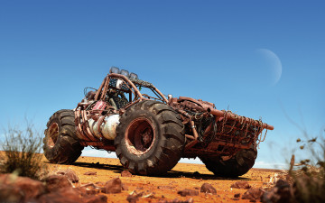 Картинка buggy desert автомобили 3д