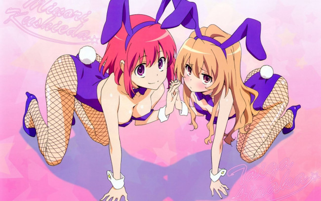Обои картинки фото аниме, toradora