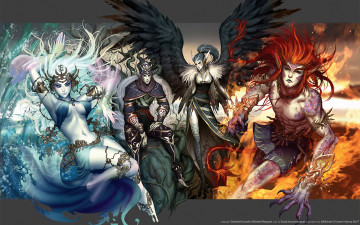 Картинка exhalted graceful wicked masques фэнтези существа