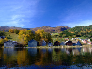 Картинка природа побережье норвегия