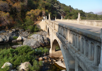Картинка sequoia national park kaweah river and pumpkin hollow bridge природа реки озера река сша мост