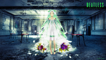 Картинка аниме beatless ангел сияние девушка зал