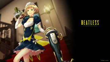 Картинка аниме beatless девушка форма поднос официантка