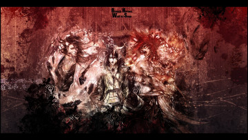 Картинка аниме bleach бьякуя улькиора ичиго