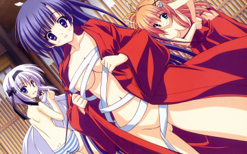 обоя аниме, hoshizora, kakaru, hashi, bridge, to, the, sky