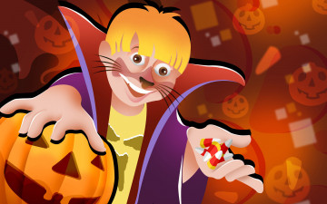 Картинка праздничные хэллоуин нос усы тыква праздник