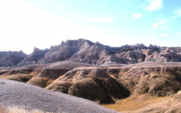 Картинка badlands national park south dakota usa природа горы парк сша дакота национальный