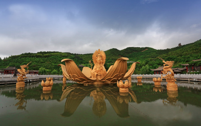 Обои картинки фото города, фонтаны, скульптуры