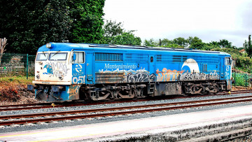 Картинка техника локомотивы локомотив рельсы железная дорога