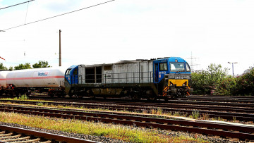 Картинка техника поезда цистерны локомотив рельсы железная дорога