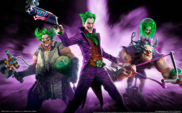 Картинка infinite crisis видео игры gaslight joker