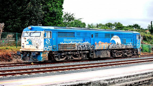 Обои картинки фото техника, локомотивы, локомотив, рельсы, железная, дорога