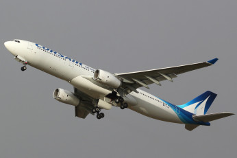 Картинка airbus+a330+corsair+international авиация пассажирские+самолёты небо полет авиалайнер