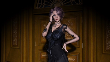 Картинка 3д+графика люди+ people фон взгляд девушка