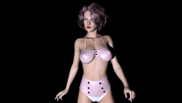 обоя 3д графика, люди , people, фон, взгляд, девушка