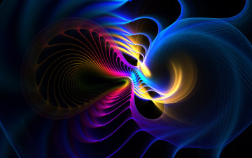 Картинка 3д+графика фракталы+ fractal фон узор цвета