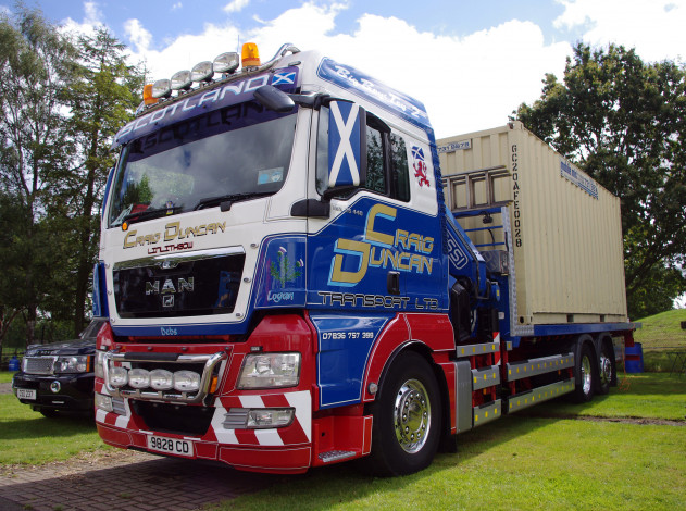 Обои картинки фото man tgx, автомобили, man, седельный, грузовик, тяжелый, тягач