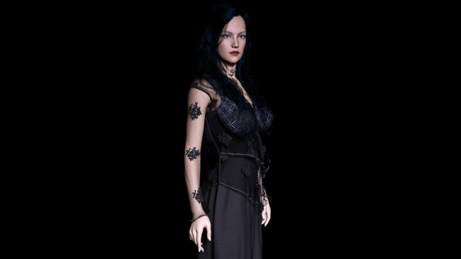 Обои картинки фото 3д графика, люди , people, девушка, фон, взгляд