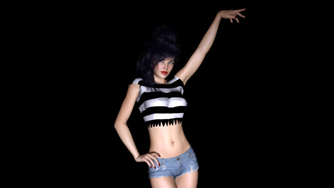 Обои картинки фото melanie, 3д графика, люди , people, девушка, фон, взгляд