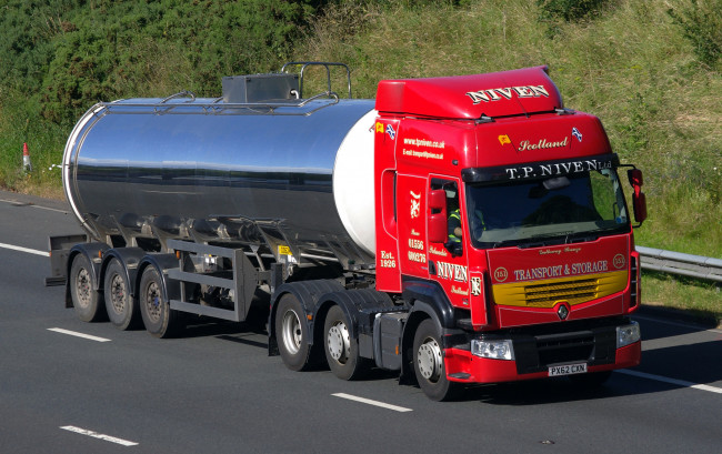 Обои картинки фото renault premium, автомобили, renault trucks, седельный, грузовик, тяжелый, тягач