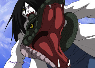 Картинка аниме naruto арт орочимару